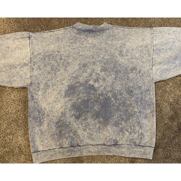 Vintage Disneyland Mickey Mouse Acid Washed Sweatshirt One Size Made In USA RARE - Picture 2 of 8
